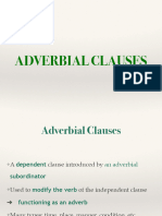 Adverbial Clauses - Conditionals - Slides
