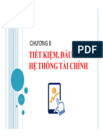 CHAPTER 8 - Tiet Kiem, Dau Tu Va He Thong Tai Chinh