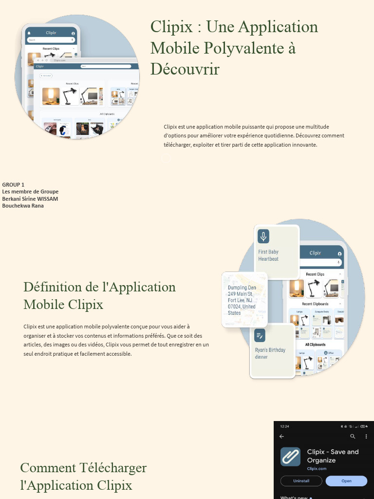 Clipix Une Application Mobile Polyvalente A Decouvrir | PDF ...