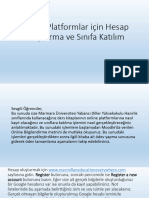 Online Platformlar Için Hesap Oluşturma