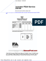 Fiat Allis Excavator Fe20 Service Manual 73158169