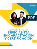 Especialista en Capacitación