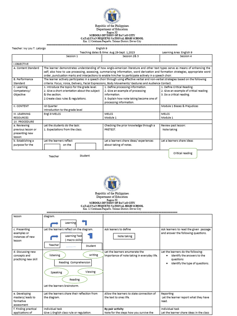Grade 9 | PDF