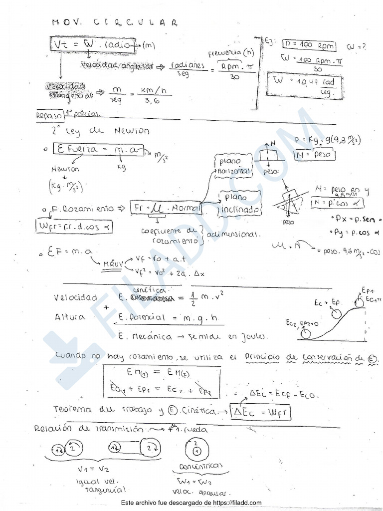 Formulas de Fisica | PDF