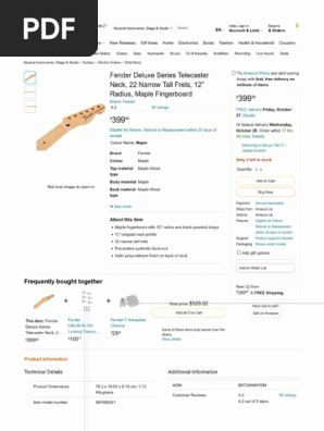 fender-neck telecaster deluxe