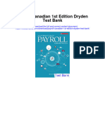 Payroll Canadian 1st Edition Dryden Test Bank