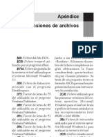 Diccionario de Extensiones de Archivos