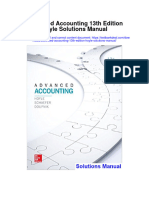 Advanced Accounting 13th Edition Hoyle Solutions Manual