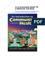 Introduction to Community Health 7th Edition Mckenzie Test Bank