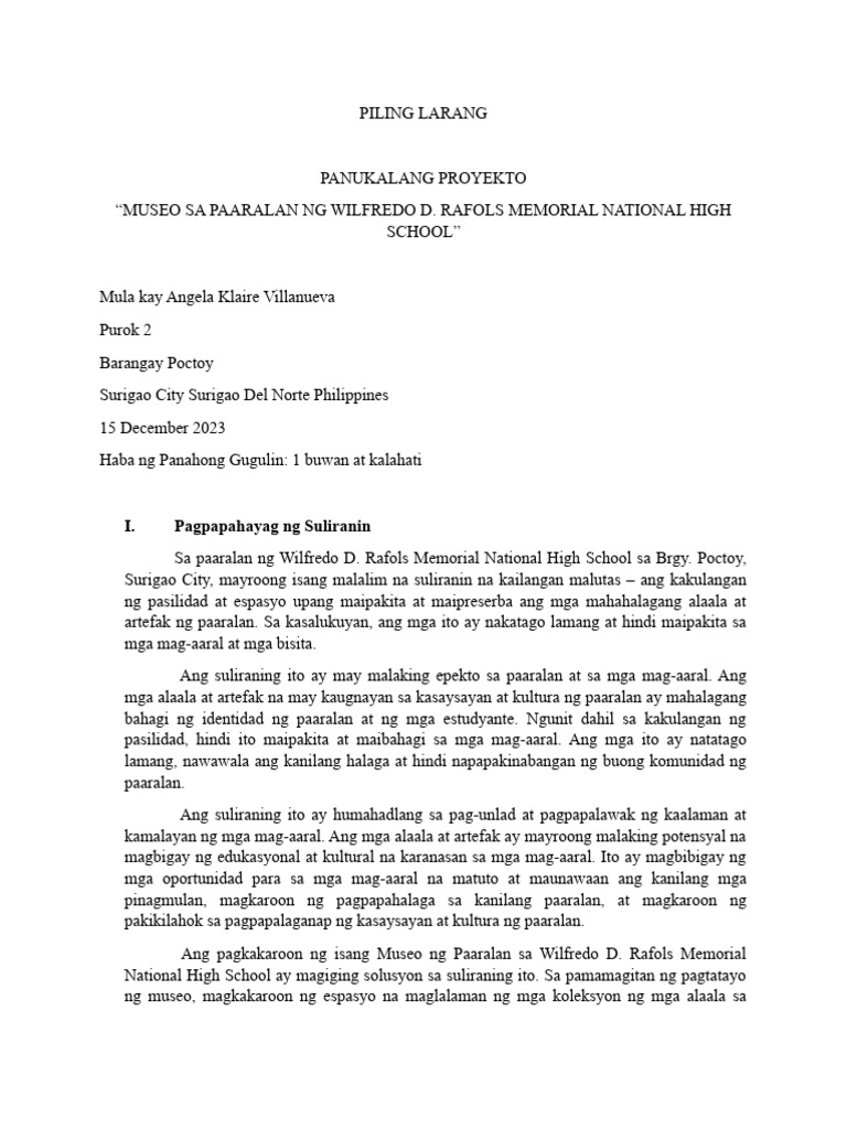 Piling Larang | PDF