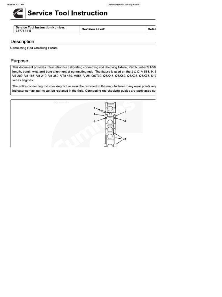 Connecting Rod Checking Fixture PDF