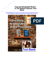 Advertising and Integrated Brand Promotion 7th Edition Oguinn Test Bank