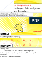 Mathematics Week 4 LESSON 39