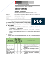 Informe #009 Paquete Integrado - Marzo