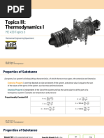 Topics III - Thermo 1