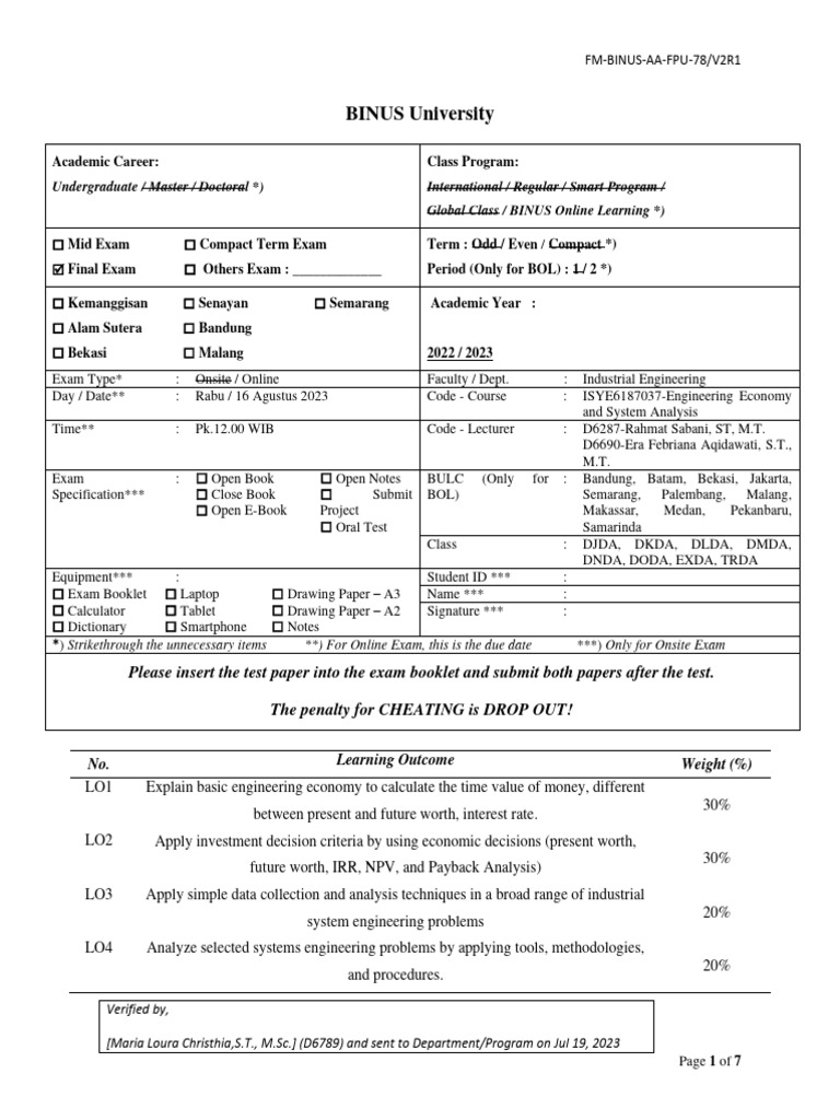 Contoh Soal Binus Pdf Money Trade