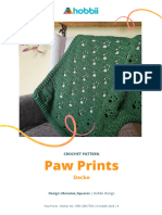 Paw Prints Blanket de