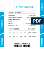 Ticket Detail Mahzooz