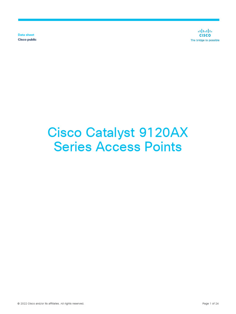 Cisco 9120 Access Point PDF