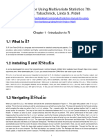 Solution Manual For Using Multivariate Statistics 7th Edition Barbara G Tabachnick Linda S Fidell