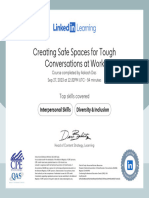 CertificateOfCompletion - Creating Safe Spaces For Tough Conversations at Work