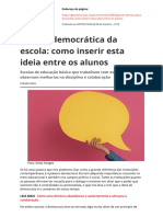 Gestao Democratica Da Escola Como Inserir Esta Ideia Entre Os Alunospdf