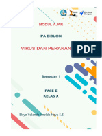 Modul Ajar Biologi (Virus Dan Peranannya)