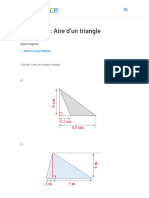 Exercice 7 - Aire D'un Triangle - Mathplace