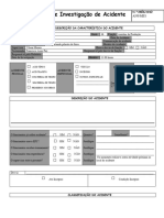 Análise e Investigação e Acidente