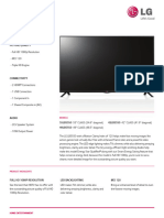 LB5550 Spec Sheet