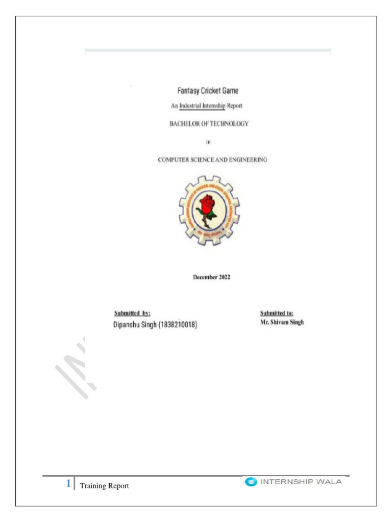 Training Report - Docx 2 | PDF | C++ | Programming Language