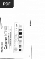 Casio MT-45 Owners Manual | PDF