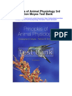 Principles of Animal Physiology 3rd Edition Moyes Test Bank