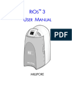 Millipore Water-Purifier RiOs-3 Manual
