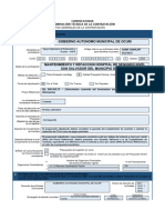 Gobierno Autonomo Municipal de Ocuri: 12 Convocatoria Y Datos Generales de La Contratación