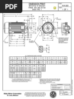 184TC Motor Frame Dimensions | PDF