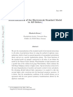 Renormalization of The Electroweak Standard Model To All Orders