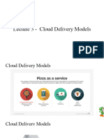 Cloud Delivery Models