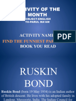 Activity of The Month by Mannaswin NK 9 A