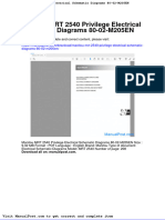 Manitou MRT 2540 Privilege Electrical Schematic Diagrams 80 02 M205en