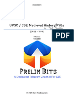 CSE Medieval History PYQs (As)