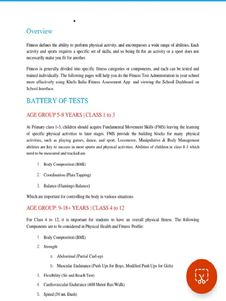 Sai Khelo India Test | PDF