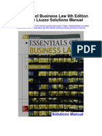 Essentials of Business Law 9th Edition Anthony Liuzzo Solutions Manual