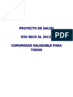 Rio Seco Comunidad Saludable Salud Para Todos