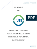 Distribución T Student