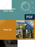 Outline Your Demo Video
