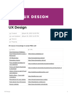 UX Design