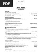 Noah Walker Resume