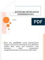 D8abb Pertemuan 8. Taksonomi Penelitian Epidemiologi