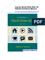 Programming The World Wide Web 7th Edition Sebesta Solutions Manual